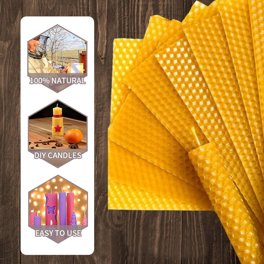Beeswax Wrap Reusable - 10/20/30pcs 양초에 대 한 자연 밀랍