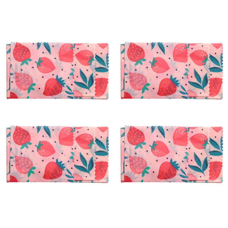 B62B-4세트 재사용 가능한 밀랍 천 랩 식품 신선  - Beeswax Wrap Reusable 리뷰 및 가격